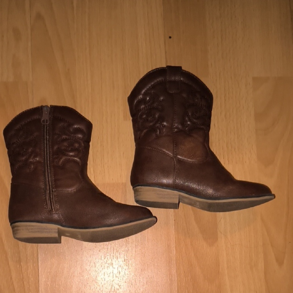 Cat & Jack Brown Kids Boots